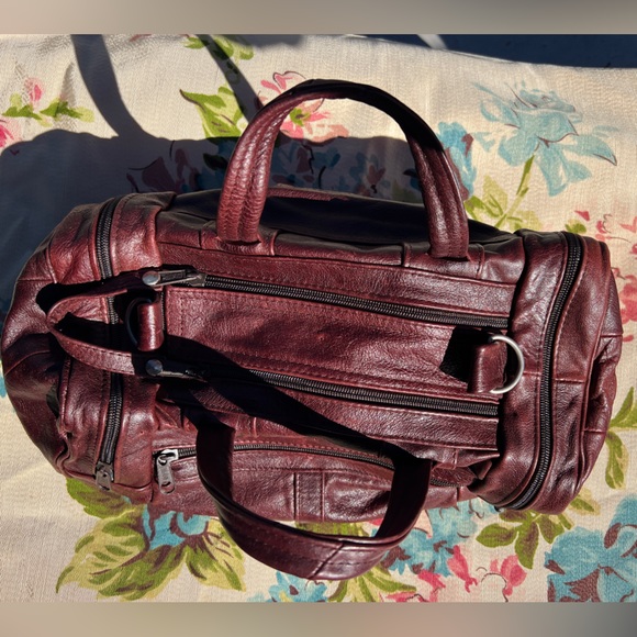 Vintage Mini Brown Leather Doctors Bag - Picture 2 of 15